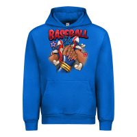 Cobalt Baseball life afro girl sneakers Urban Hoodie - RanaPortraitStore