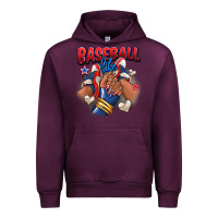 Mauve Wine Baseball life afro girl sneakers Urban Hoodie - RanaPortraitStore