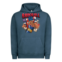Pigment Midnight Navy Baseball life afro girl sneakers Urban Hoodie - RanaPortraitStore