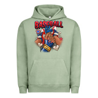 Pigment Oil Green Baseball life afro girl sneakers Urban Hoodie - RanaPortraitStore