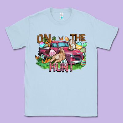 On The Hunt Truck Classic Tee Designed By Fadigitalartstudio