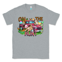 Heather Grey on the hunt truck Classic Tee - FaDigitalArtStudio