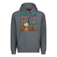 Rock i like my coffee cold like my soul Premium Hoodie - texasbilliewilder