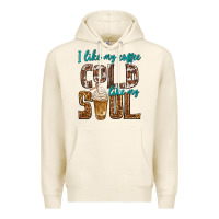 Tofu i like my coffee cold like my soul Premium Hoodie - texasbilliewilder