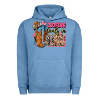 Pigment Pebble Blue Closing deals in high heels black fashion girl Urban Hoodie - RanaPortraitStore