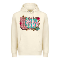 Sandshell just a small town girl cowgirl boots Premium Hoodie - texasbilliewilder