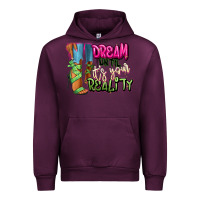 Mauve Wine Dream until it's your reality heels black fashion Urban Hoodie - RanaPortraitStore