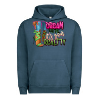 Pigment Midnight Navy Dream until it's your reality heels black fashion Urban Hoodie - RanaPortraitStore