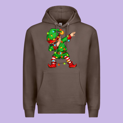 Dabbing Elf Premium Hoodie Designed By Zillion Design Studio