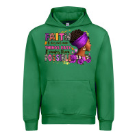 Emerald Faith it does not make things easy Urban Hoodie - RanaPortraitStore