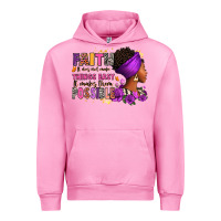 Fuchsia Pink Faith it does not make things easy Urban Hoodie - RanaPortraitStore