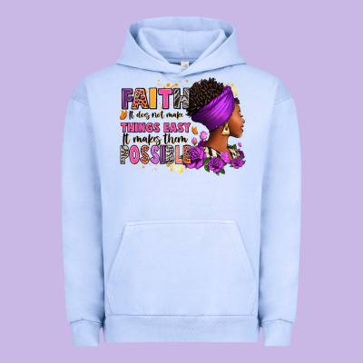 Urban Hoodie Faith it does not make things easy