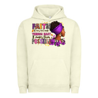 Pigment Pistachio Faith it does not make things easy Urban Hoodie - RanaPortraitStore