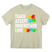 Mossy Teach Accept Understand Love Heavy Core Tee - CowhideDigitalArt