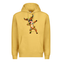 Antique Gold dabbing deer Premium Hoodie - Zillion Design Studio