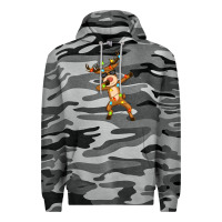 Slate Camo dabbing deer Premium Hoodie - Zillion Design Studio