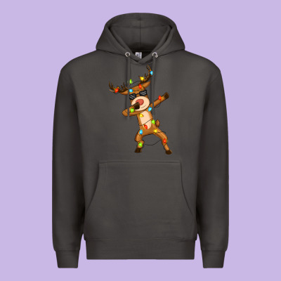 Premium Hoodie dabbing deer