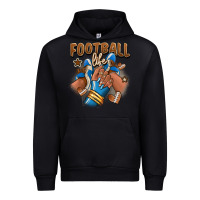 Black Football life afro girl sneakers Urban Hoodie - RanaPortraitStore