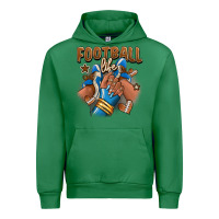 Emerald Football life afro girl sneakers Urban Hoodie - RanaPortraitStore