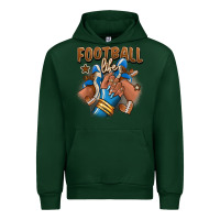 Forest Green Football life afro girl sneakers Urban Hoodie - RanaPortraitStore