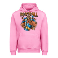 Fuchsia Pink Football life afro girl sneakers Urban Hoodie - RanaPortraitStore