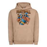 Football Life Afro Girl Sneakers Urban Hoodie | Teevron
