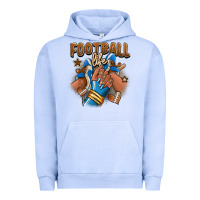 Pigment Grape Ice Football life afro girl sneakers Urban Hoodie - RanaPortraitStore