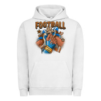 Pigment Lunar Rock Football life afro girl sneakers Urban Hoodie - RanaPortraitStore