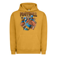 Pigment Peanut Butter Football life afro girl sneakers Urban Hoodie - RanaPortraitStore