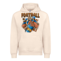 Sandshell Football life afro girl sneakers Urban Hoodie - RanaPortraitStore