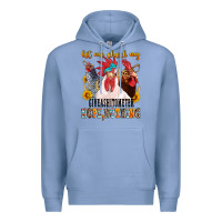 Colony Blue let me check my giveashitometer Premium Hoodie - texasbilliewilder