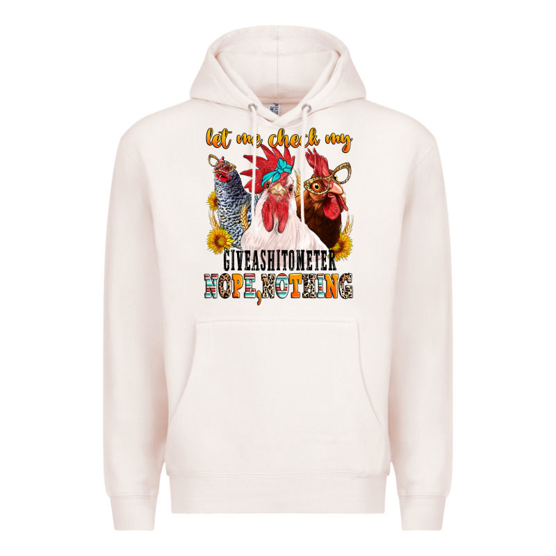 Let Me Check My Giveashitometer Premium Hoodie by texasbilliewilder | Teevron