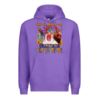 Purple let me check my giveashitometer Premium Hoodie - texasbilliewilder
