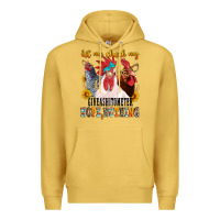 Antique Gold let me check my giveashitometer Premium Hoodie - texasbilliewilder