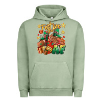 Pigment Oil Green Festive af Christmas black girl sneakers Urban Hoodie - RanaPortraitStore