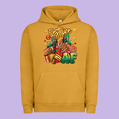Urban Hoodie Festive af Christmas black girl sneakers