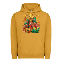 Pigment Peanut Butter Festive af Christmas black girl sneakers Urban Hoodie - RanaPortraitStore
