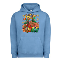Pigment Pebble Blue Festive af Christmas black girl sneakers Urban Hoodie - RanaPortraitStore