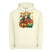 Pigment Pistachio Festive af Christmas black girl sneakers Urban Hoodie - RanaPortraitStore