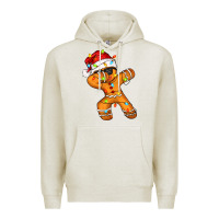 Oatmeal Heather dabbing cookies Premium Hoodie - Zillion Design Studio