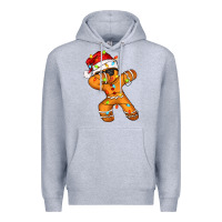 Heather Grey dabbing cookies Premium Hoodie - Zillion Design Studio