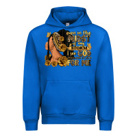 Cobalt Even in the midst of my storm afro woman Urban Hoodie - RanaPortraitStore