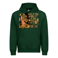 Forest Green Even in the midst of my storm afro woman Urban Hoodie - RanaPortraitStore