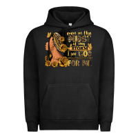 Pigment Black Even in the midst of my storm afro woman Urban Hoodie - RanaPortraitStore