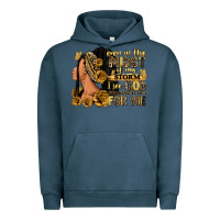 Pigment Midnight Navy Even in the midst of my storm afro woman Urban Hoodie - RanaPortraitStore