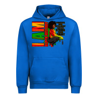 Cobalt I am black history Afro American woman Urban Hoodie - RanaPortraitStore