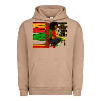 Pigment Burro I am black history Afro American woman Urban Hoodie - RanaPortraitStore