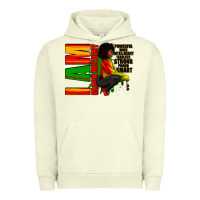 Pigment Pistachio I am black history Afro American woman Urban Hoodie - RanaPortraitStore