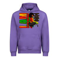Tulip I am black history Afro American woman Urban Hoodie - RanaPortraitStore