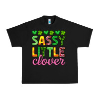 Black sassy little clover st patrick s day Urban Heavy Tee - Artiststas